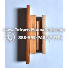 WOOD HANDLES + TOWEL HANDLES - HEMLOCK WOOD DOOR HANDLE STYLE 1 5