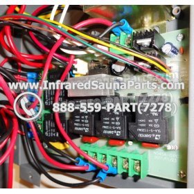 COMPLETE CONTROL POWER BOX WITH CONTROL PANEL - COMPLETE CONTROL POWER BOX  INFRARED SAUNA 110v 120v WITH ONE CONTROL PANEL UNIVERSAL 13