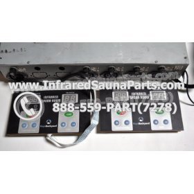 COMPLETE CONTROL POWER BOX WITH CONTROL PANEL - COMPLETE CONTROL POWER BOX CAL SAUNA INFRARED SAUNA STYLE 2 WITH TWO CONTROL PANELS 3