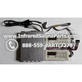 COMPLETE CONTROL POWER BOX WITH CONTROL PANEL - COMPLETE CONTROL POWER BOX SOFTHEAT INFRARED SAUNA WITH TWO CONTROL PANEL 1
