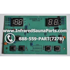 CIRCUIT BOARDS WITH  FACE PLATES - CIRCUIT BOARD WITH FACE PLATE VIDAL INFRARED SAUNA NYSN3DB F1.3 3