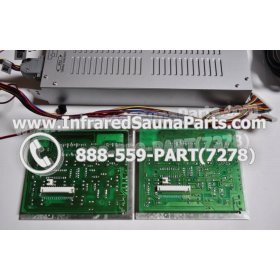 COMPLETE CONTROL POWER BOX WITH CONTROL PANEL - COMPLETE CONTROL POWER BOX HYDRA INFRARED SAUNA STYLE 3 WITH TWO CONTROL PANELS 4