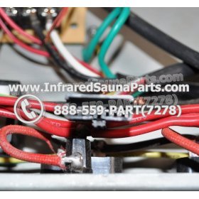 COMPLETE CONTROL POWER BOX WITH CONTROL PANEL - COMPLETE CONTROL POWER BOX WATERSTAR INFRARED SAUNA STYLE 2 WITH ONE CONTROL PANEL 8