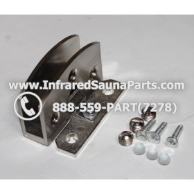 DOOR HINGES - GLASS DOOR HINGE STYLE 5 COMPLETE SET 10