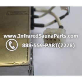 COMPLETE CONTROL POWER BOX WITH CONTROL PANEL - COMPLETE CONTROL POWER BOX INFINITY INFRARED SAUNA  WITH ONE CONTROL PANEL 6