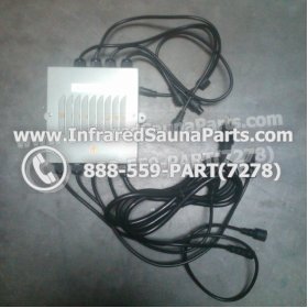 COMPLETE CONTROL POWER BOX 220V / 240V - COMPLETE CONTROL POWER BOX 220V / 240V BAMXSAUNA INFRARED SAUNA WITH 8 HEATER PLUGS v1 12