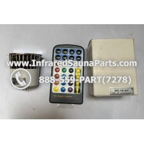 CHROMOTHERAPY - CHROMOTHERAPY MR 16 5 W MLC116-12-F WITH REMOTE 2