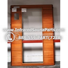 WOOD SAUNA WALLS - HEMLOCK WOOD SAUNA PANEL ( 69.5" x 49.5" ) 1