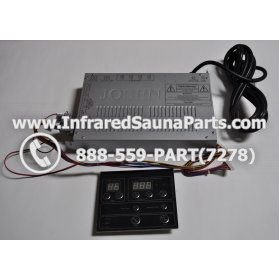 COMPLETE CONTROL POWER BOX WITH CONTROL PANEL - COMPLETE CONTROL POWER BOX KEYSBACKYARD INFRARED SAUNA STYLE 3 WITH ONE CONTROL PANEL 2