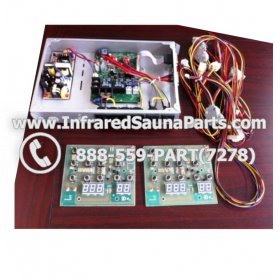 COMPLETE CONTROL POWER BOX WITH CONTROL PANEL - COMPLETE CONTROL POWER BOX JOSEN INFRARED SAUNA 110V 120V 220V WITH WIRING HARNESS 2