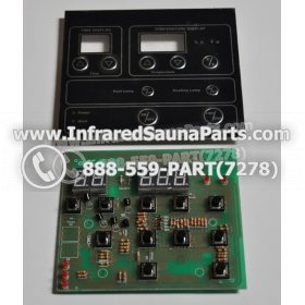 CIRCUIT BOARDS WITH  FACE PLATES - CIRCUIT BOARD WITH FACE PLATE YX32764-3 (11 BUTTONS) IRONMAN 2