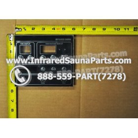 FACE PLATES - FACEPLATE FOR CIRCUIT BOARD  YX32764-3 WASAUNA 11 BUTTONS 2