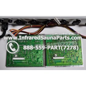 COMPLETE CONTROL POWER BOX WITH CONTROL PANEL - COMPLETE CONTROL POWER BOX GAIA INFRARED SAUNA STYLE 4 WITH TWO CONTROL PANELS 4