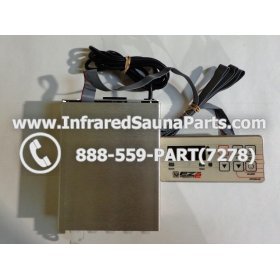 COMPLETE CONTROL POWER BOX WITH CONTROL PANEL - COMPLETE CONTROL POWER BOX EZE INFRARED SAUNA WITH CONTROL PANEL 1