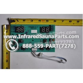 CIRCUIT BOARDS / TOUCH PADS - CIRCUIT BOARD  TOUCHPAD LUX INFRARED SAUNA NYSN3DB F1.3 WITH WIRE 2