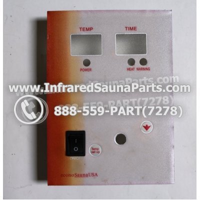 FACE PLATES - FACEPLATE FOR ICONO SAUNA USA INFRARED SAUNA MAIN 1
