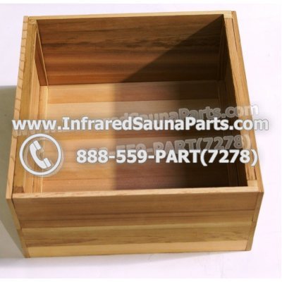 WOOD STEREO HOUSINGS - HEMLOCK WOOD BOX FOR UNIVERSAL COMPLETE CONTROL POWER BOX 1