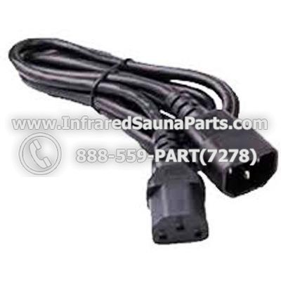 PLUG IN WIRES - PLUG IN WIRE 6ft C13 to C14 USA with 183 SVT, 6 feet 183 SVT 1