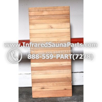 WOOD BENCHS + HEATERS - HEMLOCK WOOD BENCH ( 44.2" x 19.6" ) 1