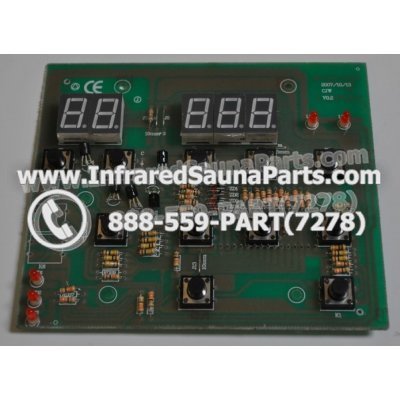 CIRCUIT BOARDS / TOUCH PADS - CIRCUIT BOARD  TOUCHPAD WASAUNA INFRARED SAUNA YX32764-3 (11 BUTTONS) 1